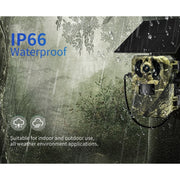 ESCAM QF380 4MP Network Solar PIR Alert Smart Wildlife Hunting Camera, 4G:AU Version(Camouflage)