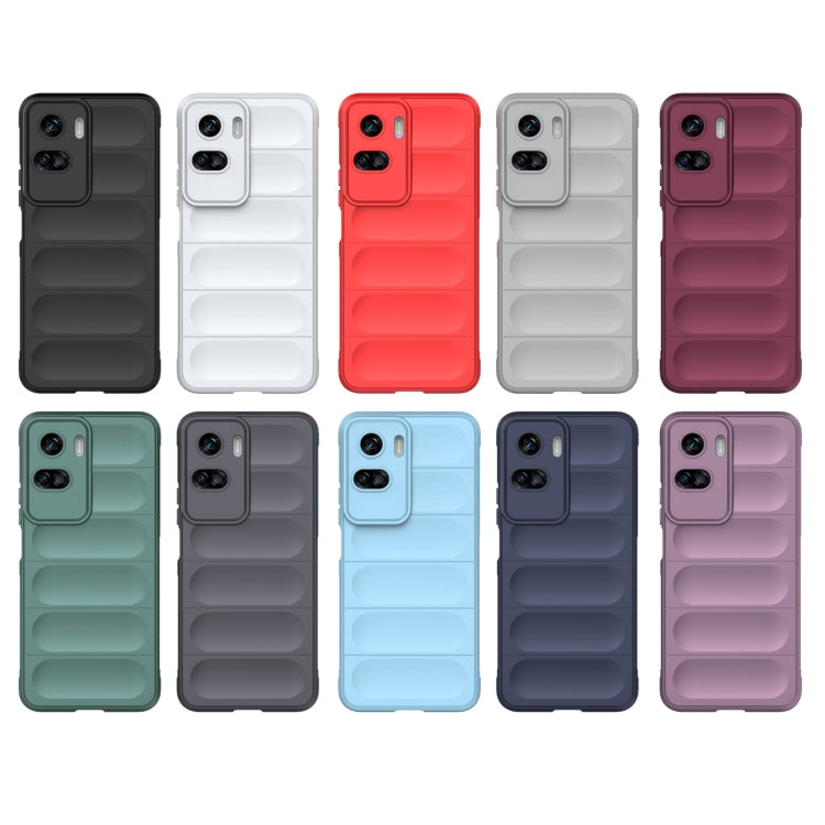For Honor 90 Lite Magic Shield TPU + Flannel Phone Case(Black)