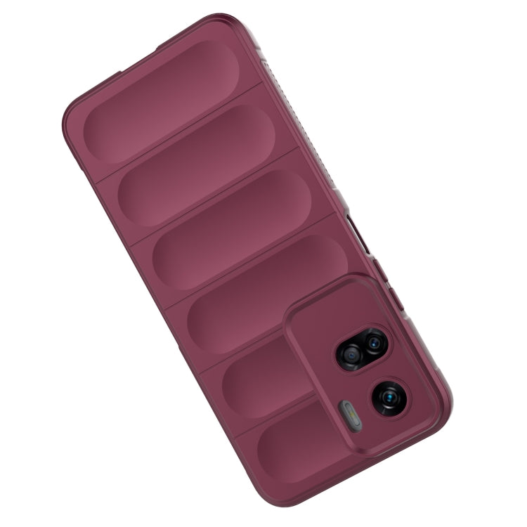 For Honor 90 Lite Magic Shield TPU + Flannel Phone Case(Black)