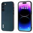 For Samsung Galaxy S23 5G ABEEL Genuine Leather Xiaoya Series Phone Case(Dark Green) - free shipping - PMC TechLife - Order now!