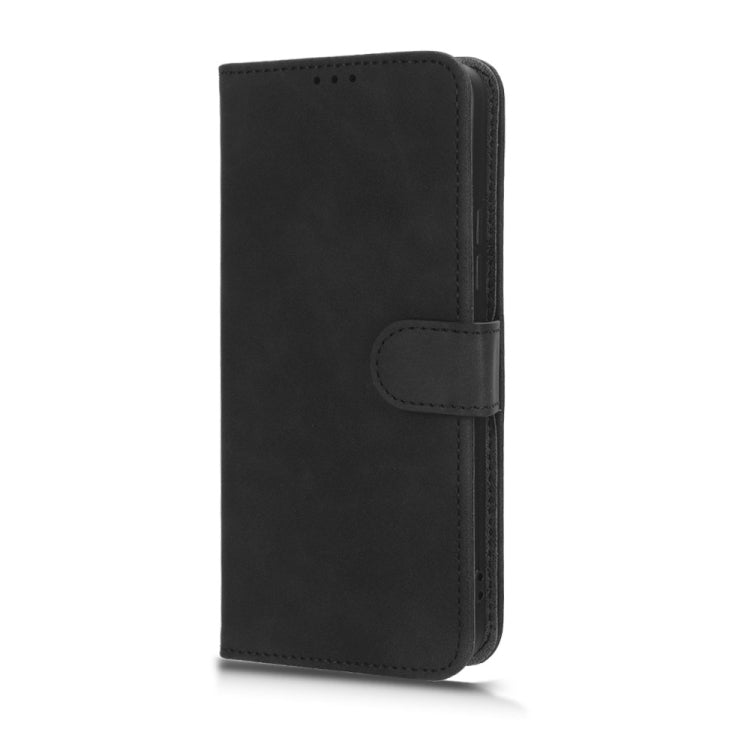 For UMIDIGI C2 / C1 / C1 Max Skin Feel Magnetic Flip Leather Phone Case(Black)