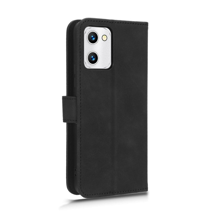 For UMIDIGI C2 / C1 / C1 Max Skin Feel Magnetic Flip Leather Phone Case(Black)