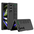 For Samsung Galaxy Z Fold5 5G GKK Ultra-thin Wristband Shockproof Phone Case with Holder(Black) - Galaxy Z Fold5 Cases by GKK | Online Shopping South Africa | PMC TechLife | Buy Now Pay Later Mobicred