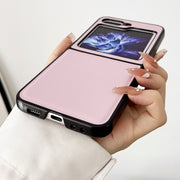 For Samsung Galaxy Z Flip5 Morandi PC Shockproof Phone Case(Red)