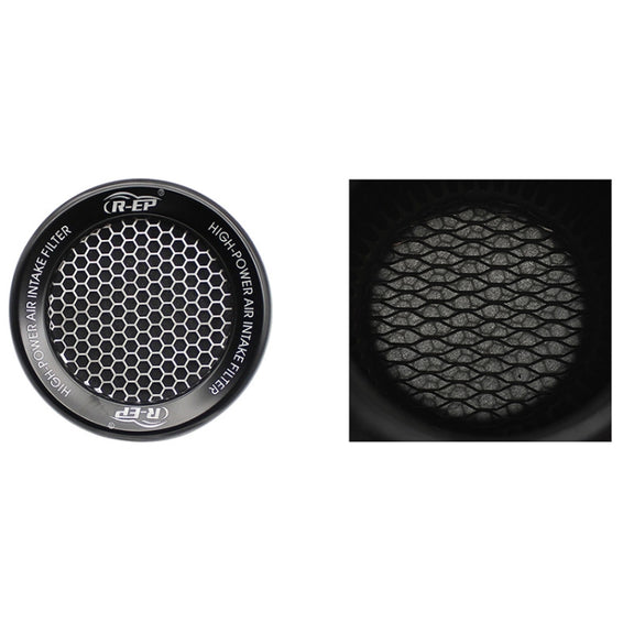 XH-UN077-079 Car High Flow Cold Cone Engine Air Intake Filter, Size:76mm(Green)