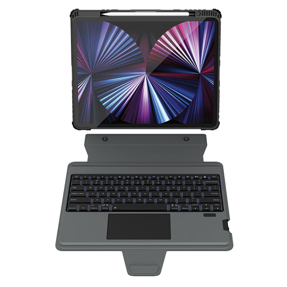 For iPad Pro 12.9 2020/2021/2022 Nillkin Bumper Combo Keyboard Case with Backlight