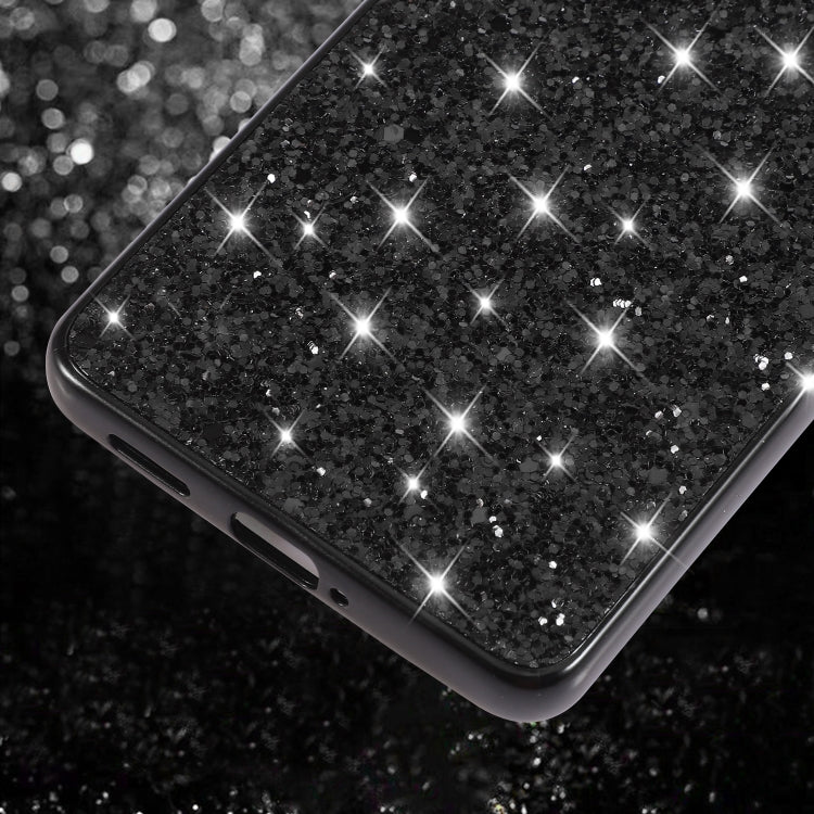 For Xiaomi Redmi Note 12 Pro 5G Global Glitter Powder Shockproof TPU Phone Case(Gold)