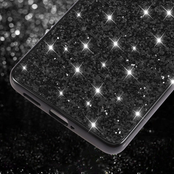 For Xiaomi Redmi Note 12 Pro 5G Global Glitter Powder Shockproof TPU Phone Case(Gold)