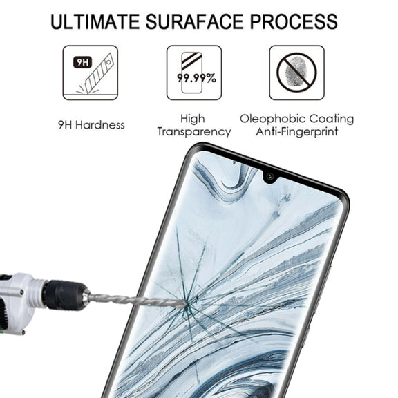 For Xiaomi Mi Note 10 Lite 25 PCS 3D Curved Edge Full Screen Tempered Glass Film(Black)