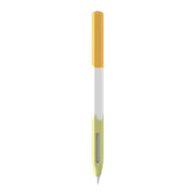 For Apple Pencil 2 LOVE MEI Rainbow Liquid Silicone Protective Pen Case(Yellow)