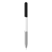 For Apple Pencil 1 LOVE MEI Rainbow Liquid Silicone Protective Pen Case(Black)