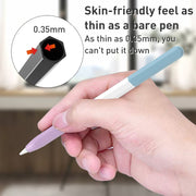For Apple Pencil 1 LOVE MEI Rainbow Liquid Silicone Protective Pen Case(Yellow)