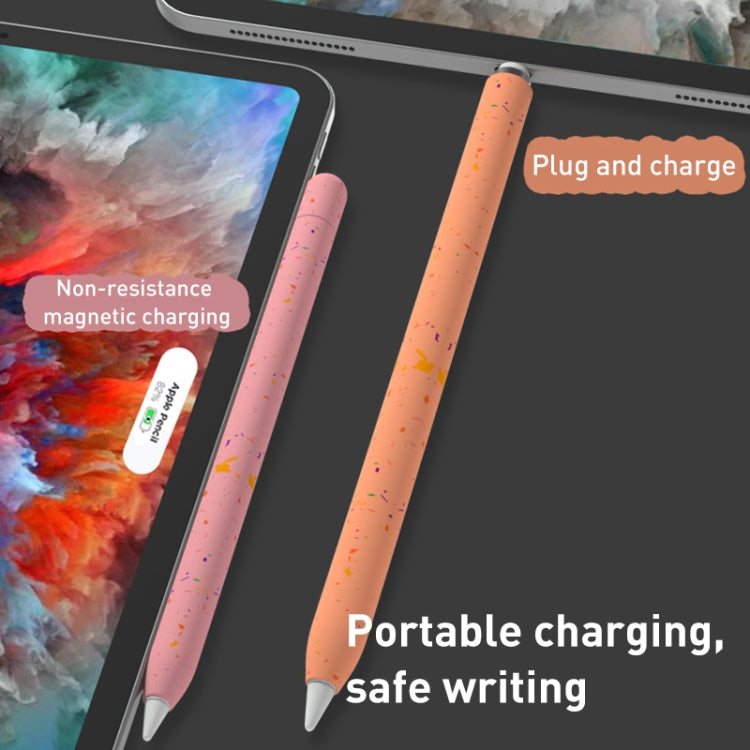For Apple Pencil 1 LOVE MEI Luminous Silicone Protective Pen Case(Red)