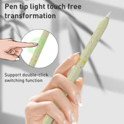 For Apple Pencil 1 LOVE MEI Luminous Silicone Protective Pen Case(Red)