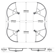 For DJI Mavic 3 Pro STARTRC Drone Propeller Protective Guard Anti-collision Ring(Grey)
