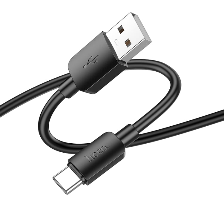 hoco X96 Hyper 1m 27W USB to USB-C / Type-C Charging Data Cable(Black)