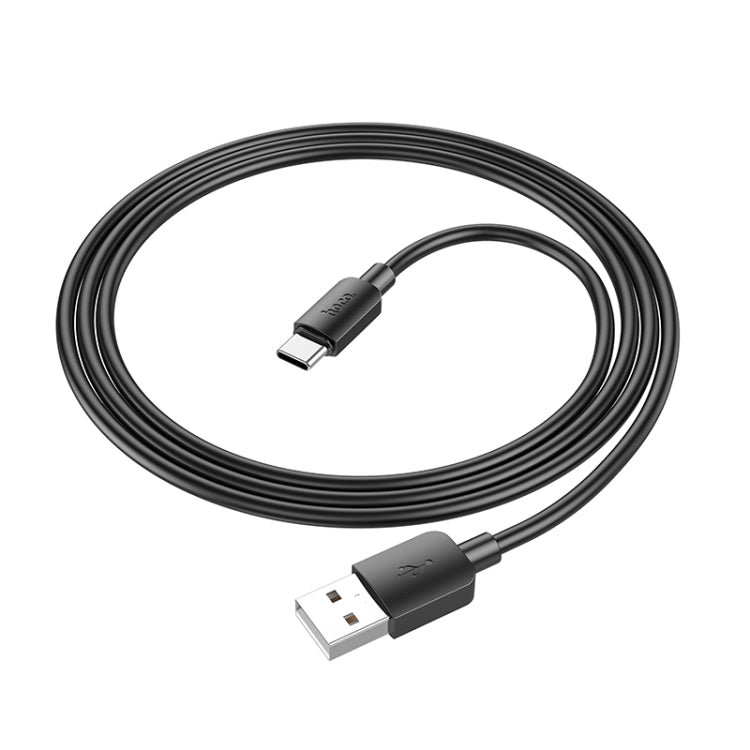 hoco X96 Hyper 1m 27W USB to USB-C / Type-C Charging Data Cable(Black)