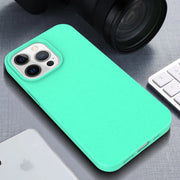 For iPhone 15 Starry Series Shockproof Straw Material + TPU Protective Case(Starlight)