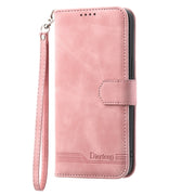 For vivo Y36 Dierfeng Dream Line Leather Phone Case(Pink)
