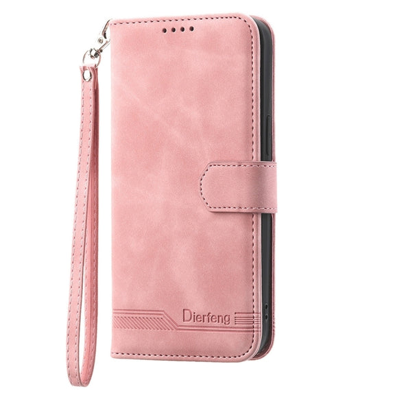 For vivo Y36 Dierfeng Dream Line Leather Phone Case(Pink)