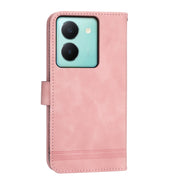 For vivo Y36 Dierfeng Dream Line Leather Phone Case(Pink)