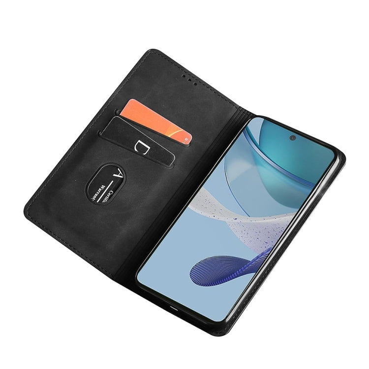 For Honor 90 5G Skin Feel Magnetic Leather Phone Case(Black)