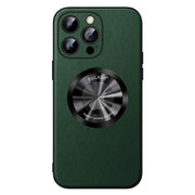For iPhone 13 Pro SULADA Microfiber Leather MagSafe Magnetic Phone Case(Green)