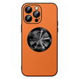 For iPhone 12 Pro Max SULADA Microfiber Leather MagSafe Magnetic Phone Case(Orange) - iPhone 12 Pro Max Cases by SULADA | Online Shopping South Africa | PMC TechLife | Buy Now Pay Later Mobicred