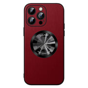 For iPhone 12 Pro SULADA Microfiber Leather MagSafe Magnetic Phone Case(Red)