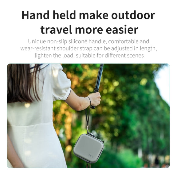 For Insta360 Go 3 STARTRC Portable PU Storage Box Case(Grey)