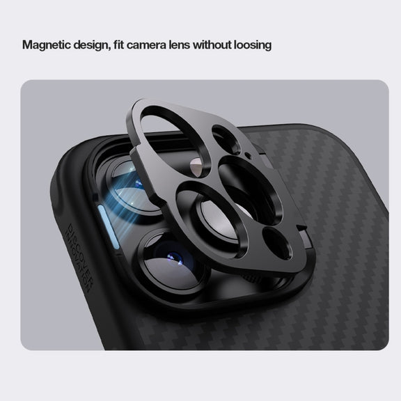 For iPhone 15 Pro NILLKIN Aramid Fiber MagSafe Magnetic Phone Case(Black)