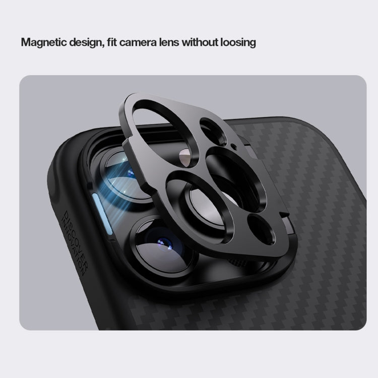 For iPhone 15 Pro NILLKIN Aramid Fiber MagSafe Magnetic Phone Case(Black)