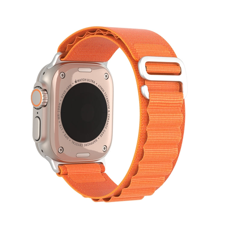 For Apple Watch Ultra 2 49mm DUX DUCIS GS Series Nylon Loop Watch Band(Orange)