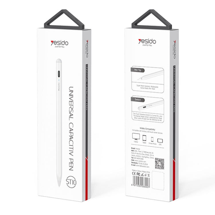 Yesido ST10 Dual Mode Active Magnetic Capacitive Stylus(White)