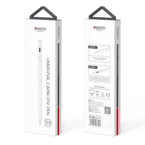 Yesido ST10 Dual Mode Active Magnetic Capacitive Stylus(White)