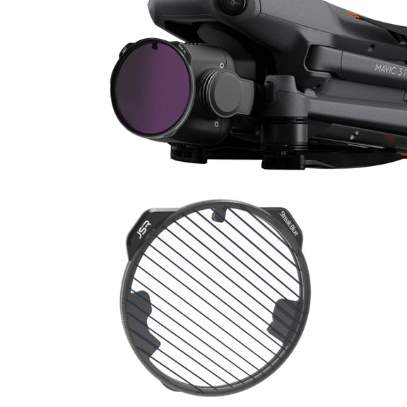 For DJI Mavic 3 Pro JSR KH Series Drone Lens Filter, Filter:Streak Drawing Blue