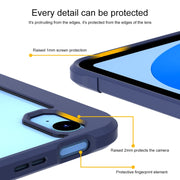 For iPad 2025 / 2022 3-Fold Holder Armor Smart Leather Tablet Case(Royal Blue)
