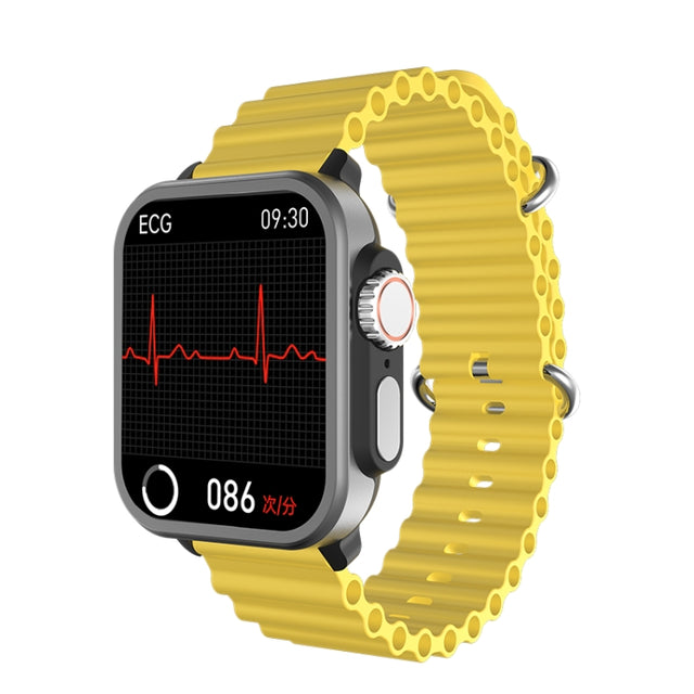 SPOVAN H6 1.83 inch TFT Screen Smart Watch Supports Bluetooth Call/Blood Oxygen Monitoring(Yellow)