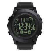 SPOVAN PR1 Outdoor Water-resistant Luminous Bluetooth Smart Watch(Black)