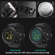 SPOVAN PR1 Outdoor Water-resistant Luminous Bluetooth Smart Watch(Blue)