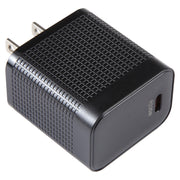 LZ-106PD 25W USB-C / Type-C Ports Plaid Pattern Travel Charger, US Plug(Black)