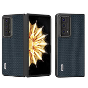 For Honor Magic V2 ABEEL Genuine Leather Luxury Series Phone Case(Royal Blue)