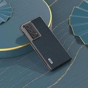 For Honor Magic V2 ABEEL Genuine Leather Luxury Series Phone Case(Royal Blue)