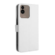 For Aiwa Phone B-2 JA3-SMP0602 Diamond Texture Leather Phone Case(White)