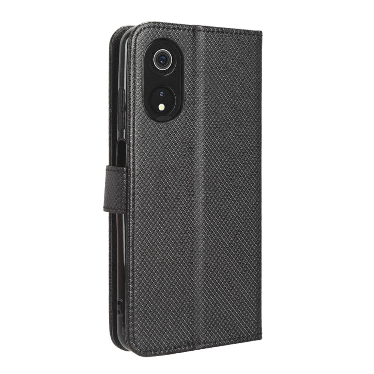 For Cubot P60 Diamond Texture Leather Phone Case(Black)
