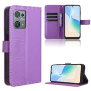 For Blackview Oscal C30 / C30 Pro Diamond Texture Leather Phone Case(Purple)