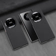 For Huawei Mate 40 GKK Electroplating Leather Surface Phone Case(Black) - Huawei Cases by GKK | Online Shopping South Africa | PMC TechLife