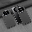 For Huawei Mate 40 GKK Electroplating Leather Surface Phone Case(Carbon Fiber) - Huawei Cases by GKK | Online Shopping South Africa | PMC TechLife