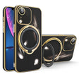 For iPhone XR Multifunction Electroplating MagSafe Holder Phone Case(Black) - free shipping - PMC TechLife - Order now!