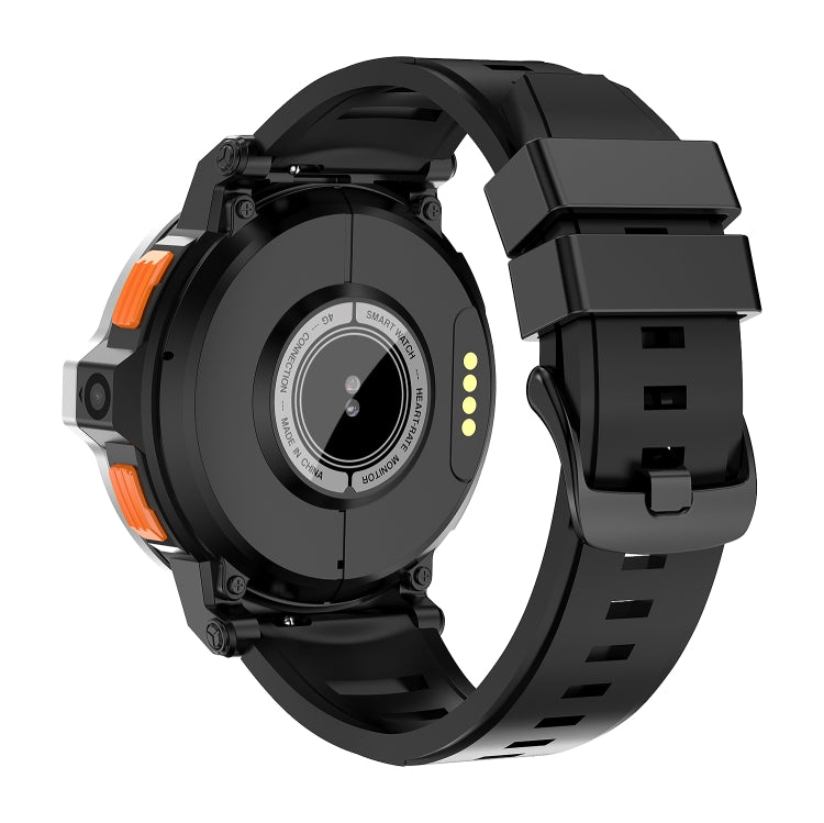ZGP PG999 1.54 inch HD Round Screen 4G Smart Watch Android 8.1, Specification:2GB+16GB(Silver)